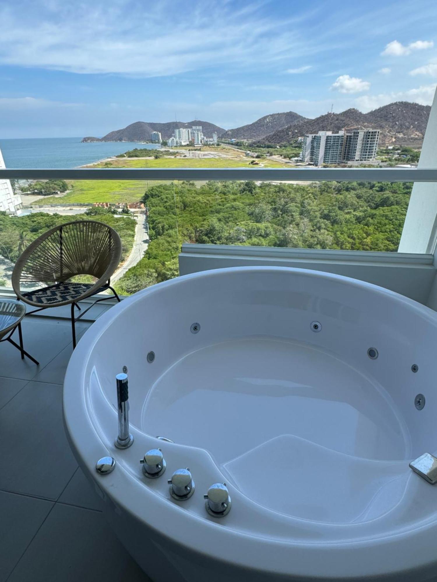 Suite Con Jacuzzi Y Vista Al Mar Piso 14 Santa Marta  Exteriér fotografie