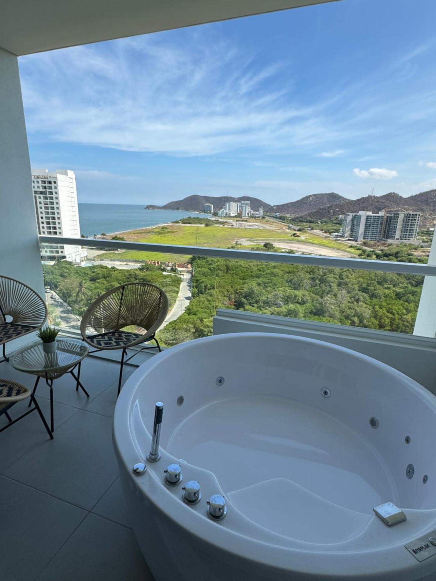 Suite Con Jacuzzi Y Vista Al Mar Piso 14 Santa Marta  Exteriér fotografie